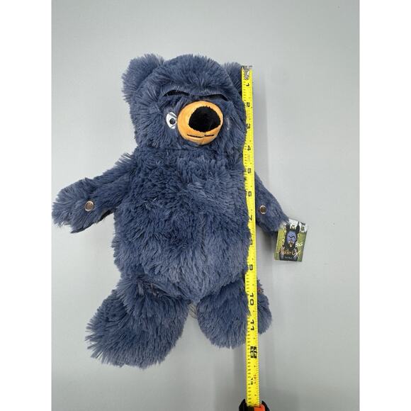 Merry Makers Mother Bruce Grumpy Bear Plush Blue Stuffed Animal 12” - Picture 4 of 11